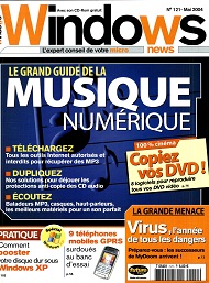 Jaquette de Windows News — n°121