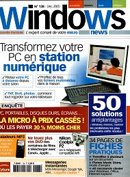 Jaquette de Windows News — n°138