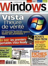Jaquette de Windows News — n°150