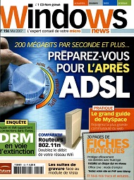 Jaquette de Windows News — n°156
