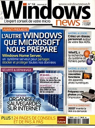 Jaquette de Windows News — n°158