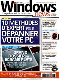 Jaquette de Windows News — n°160