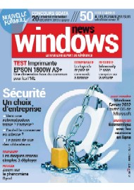 Jaquette de Windows News — n°216