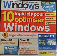 Jaquette de Windows News — CD 103