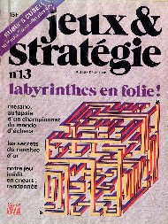 Jaquette de Jeux et Strategie — n°013