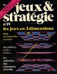 Jaquette de Jeux et Strategie — n°019