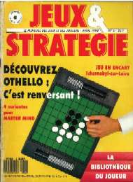 Jaquette de Jeux et Strategie — n°NF 06