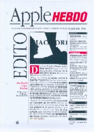 Jaquette de Apple Hebdo — n°28