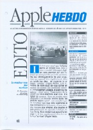 Jaquette de Apple Hebdo — n°29
