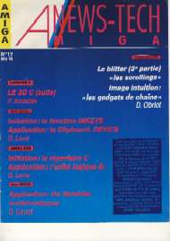 Jaquette de Amiga News Tech — n°12