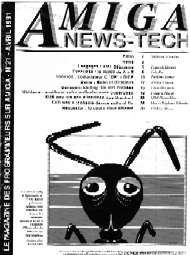 Jaquette de Amiga News Tech — n°21