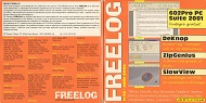 Jaquette de FREELOG — CD 034