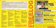 Jaquette de FREELOG — CD 035