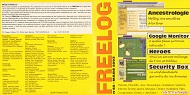 Jaquette de FREELOG — CD 042