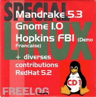 Jaquette de FREELOG — CD 001