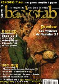 Jaquette de Backstab — n°30