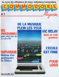 Jaquette de Commodore Magazine — n°03