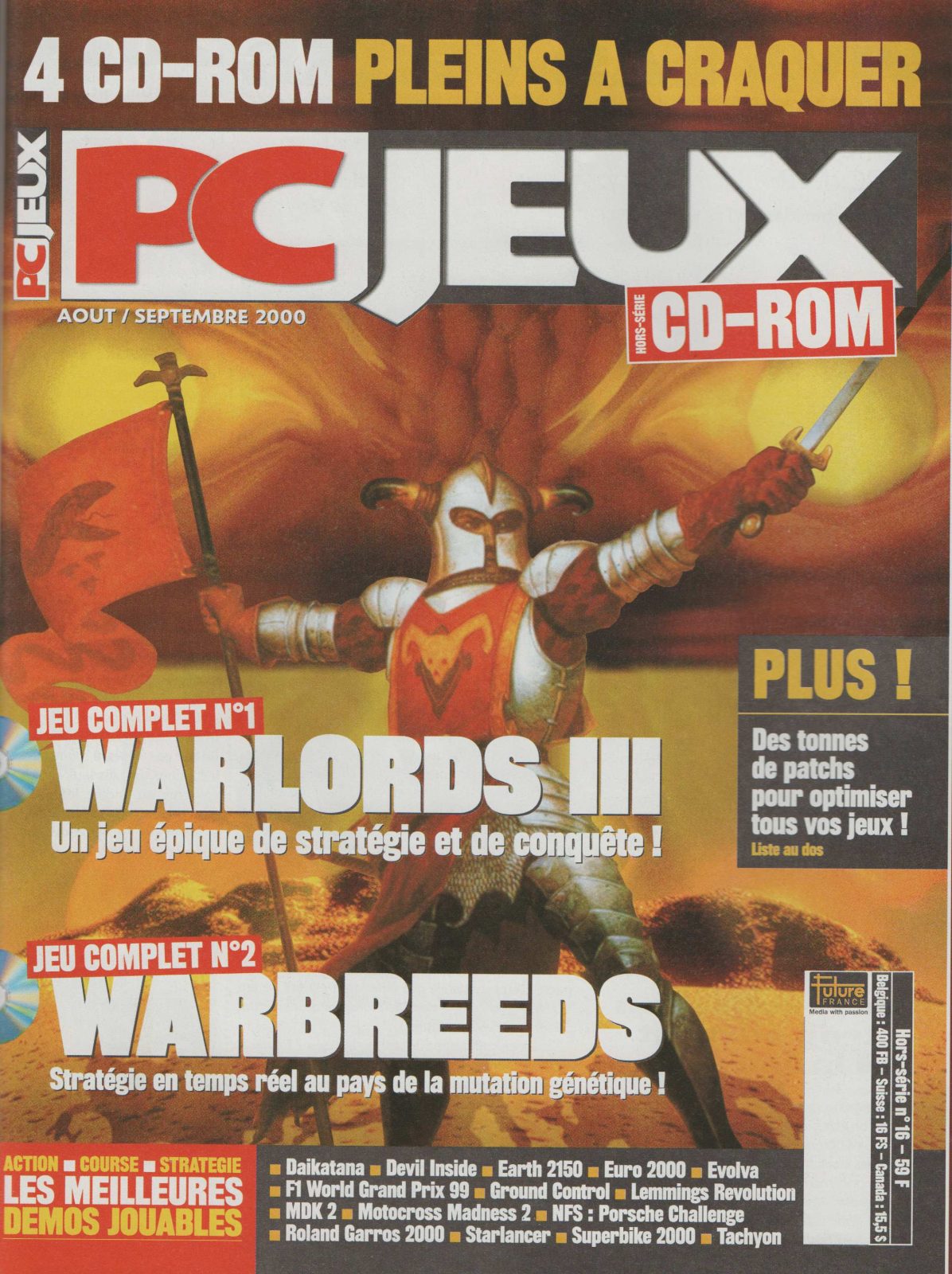 Jaquette de PC Jeux — n°HS n°16 SPECIAL CD