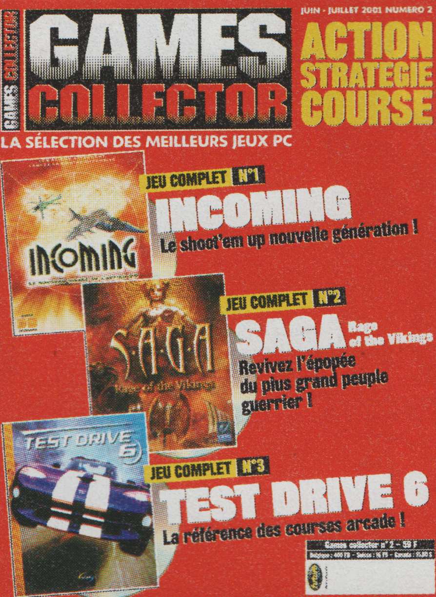 Jaquette de Games collector — n°2