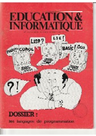 Jaquette de Education et Informatique — n°07