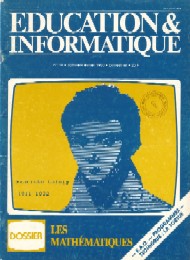 Jaquette de Education et Informatique — n°14