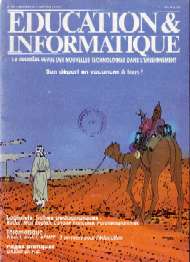 Jaquette de Education et Informatique — n°38