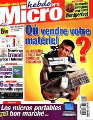 Jaquette de Micro hebdo — n°0006