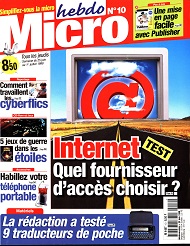 Jaquette de Micro hebdo — n°0010