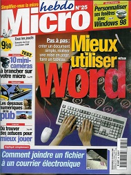 Jaquette de Micro hebdo — n°0025