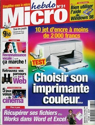 Jaquette de Micro hebdo — n°0031