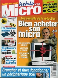 Jaquette de Micro hebdo — n°0033