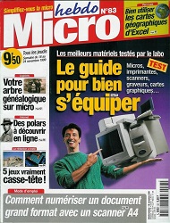 Jaquette de Micro hebdo — n°0083