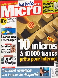 Jaquette de Micro hebdo — n°0101