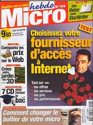 Jaquette de Micro hebdo — n°0104