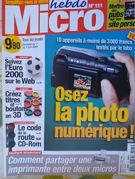 Jaquette de Micro hebdo — n°0111
