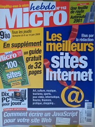 Jaquette de Micro hebdo — n°0112