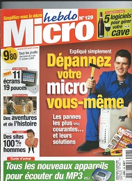 Jaquette de Micro hebdo — n°0129