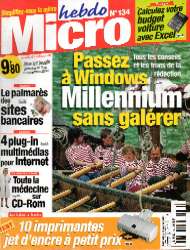 Jaquette de Micro hebdo — n°0134