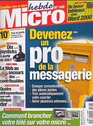 Jaquette de Micro hebdo — n°0148