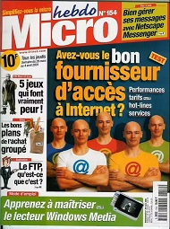 Jaquette de Micro hebdo — n°0154