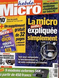 Jaquette de Micro hebdo — n°0164