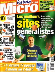 Jaquette de Micro hebdo — n°0166