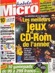 Jaquette de Micro hebdo — n°0187