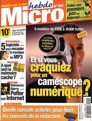Jaquette de Micro hebdo — n°0190