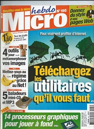Jaquette de Micro hebdo — n°0195