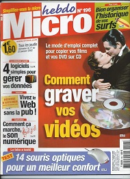 Jaquette de Micro hebdo — n°0196