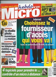Jaquette de Micro hebdo — n°0206