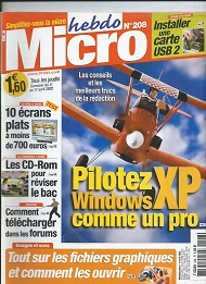 Jaquette de Micro hebdo — n°0208