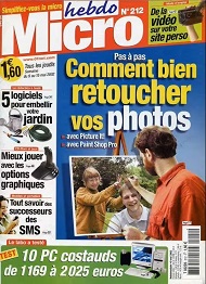 Jaquette de Micro hebdo — n°0212