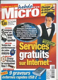 Jaquette de Micro hebdo — n°0216